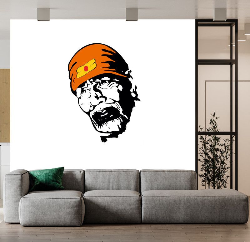 wallpics 60.96 cm Sai Baba Religious Self Adhesive Decorative Wall Sticker (60cm X 45cm) Self Adhesive Sticker  (Pack of 1)