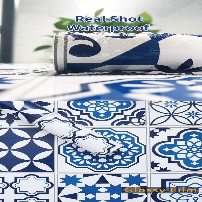 WALLVEAR Nature Blue Wallpaper  (200 cm x 60 cm)