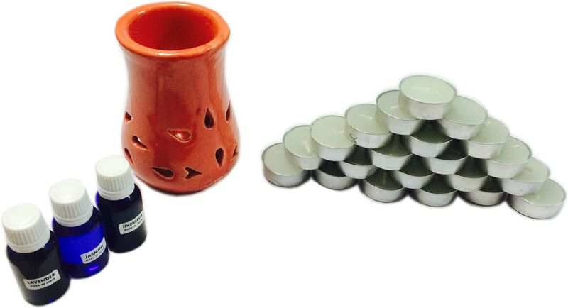 Loops n knots Jasmine , Lemongrass & Lavender Aroma Oil, Diffuser Set