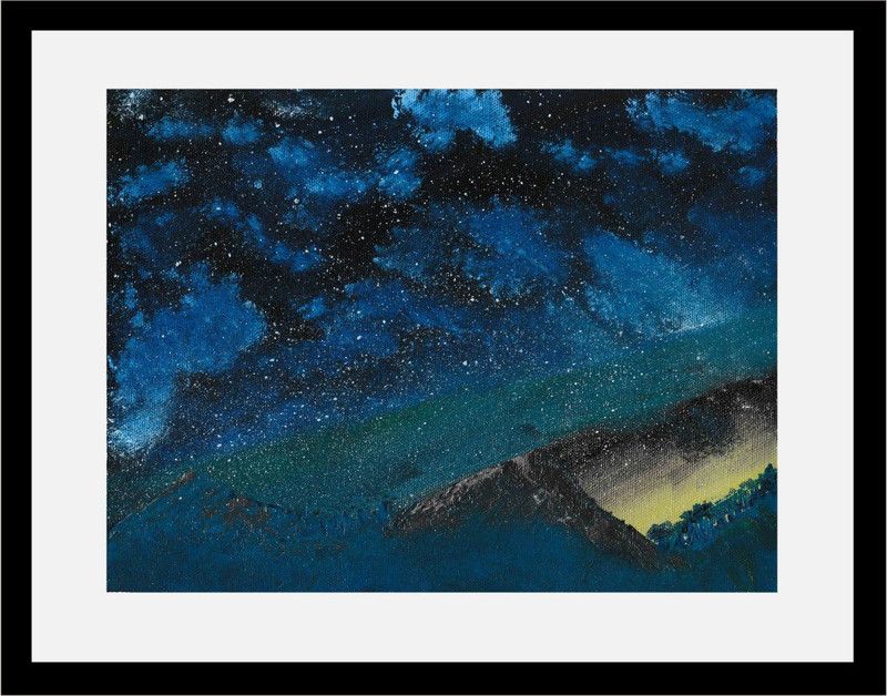 All In One Canvas 11.5 inch x 14 inch Painting  (With Frame)