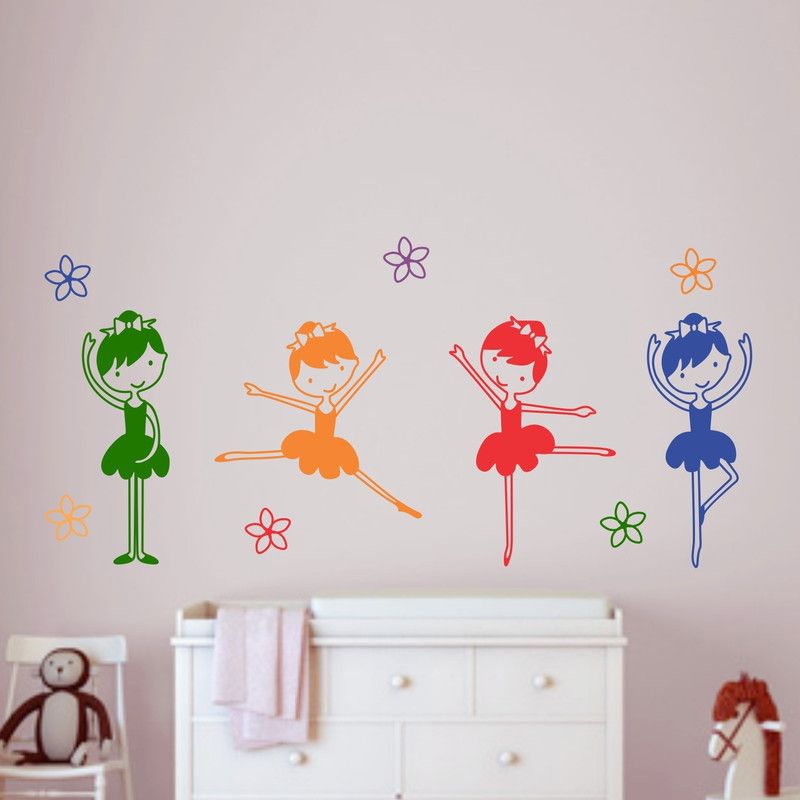 StickMe 200 cm Dancing Girl Wall Sticker - SM 064 Self Adhesive Sticker  (Pack of 1)