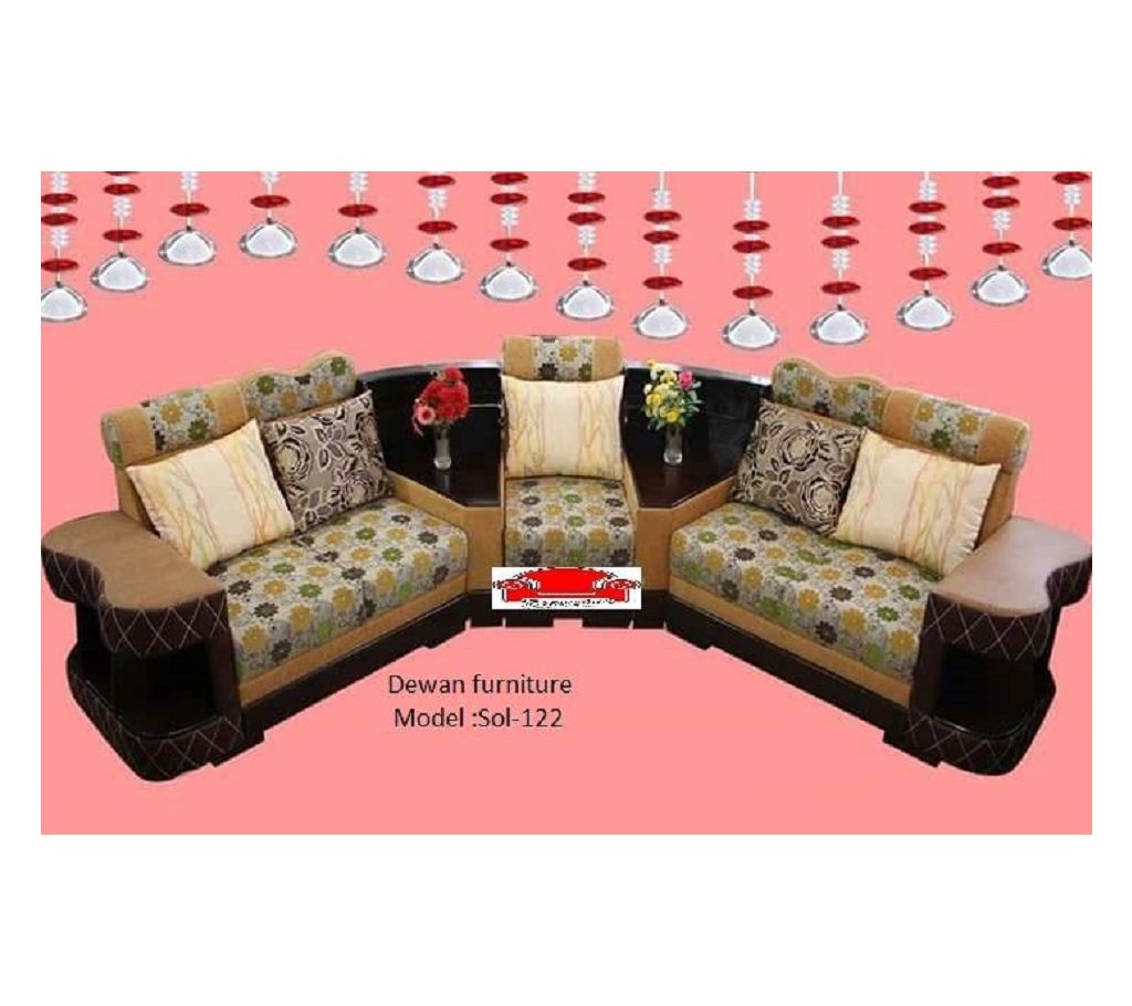 Lshape corner sofa set 
