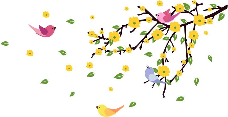 WALL STICKER 50 cm GNWD168 Self Adhesive Sticker  (Pack of 1)