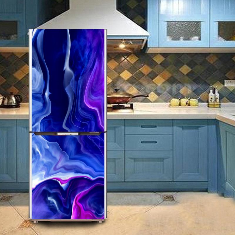 K2A Studio 60 cm abstract water paint art Self Adhesive Sticker  (Pack of 1)