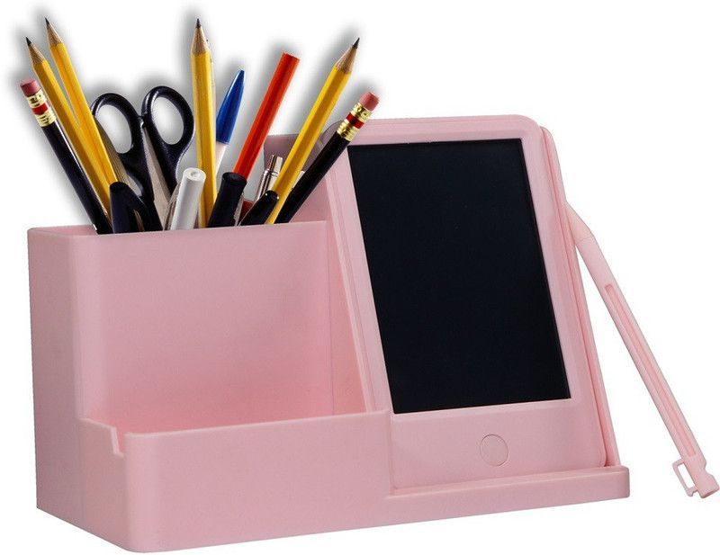 Cayster writing tablet pen holder Decorative Showpiece - 10 cm  (Plastic, Multicolor)