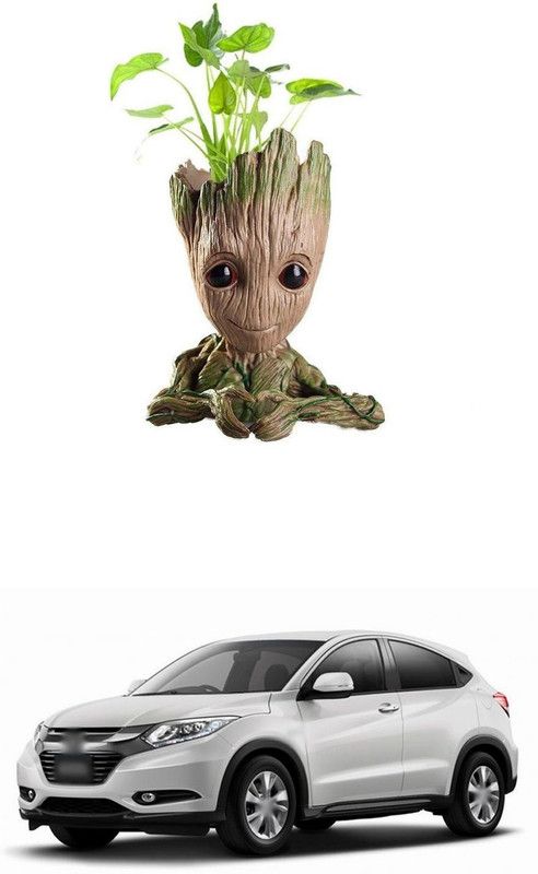 PRTEK Guardians of The Galaxy Baby Groot Multi Purpose Flower Pot/Pen Stand 73 Decorative Showpiece - 8 cm  (Plastic, Multicolor)