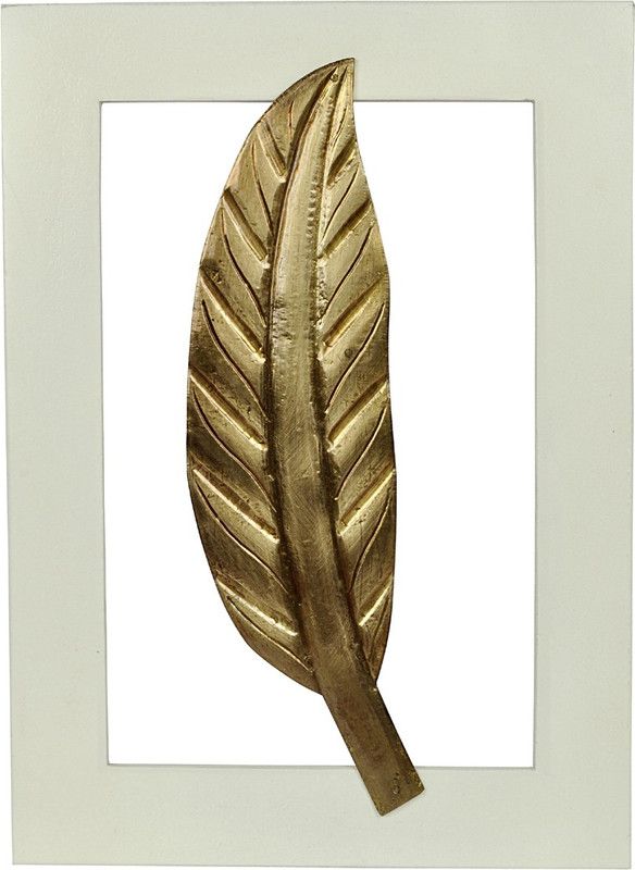 Lal Haveli Wooden Wall Frame Metal Handicraft Showpiece Wall Hanging Painting Decorative Showpiece - 38 cm  (Wood, White)