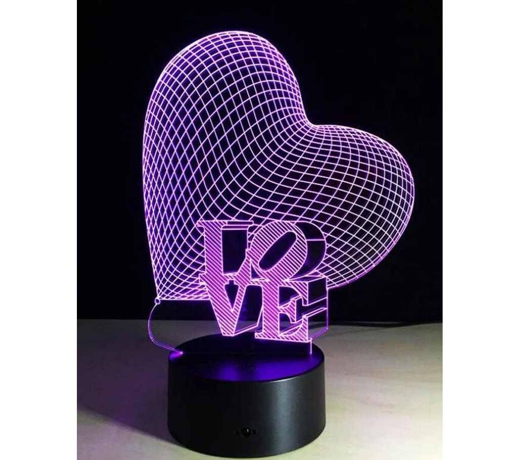 Beautiful LED Lamp - 11 - Love