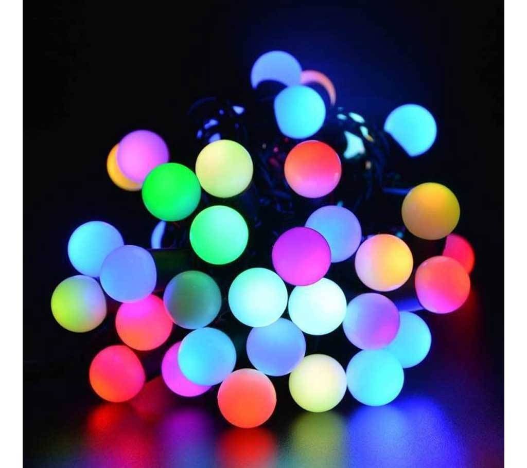 Multi Color LED Ball String Lights