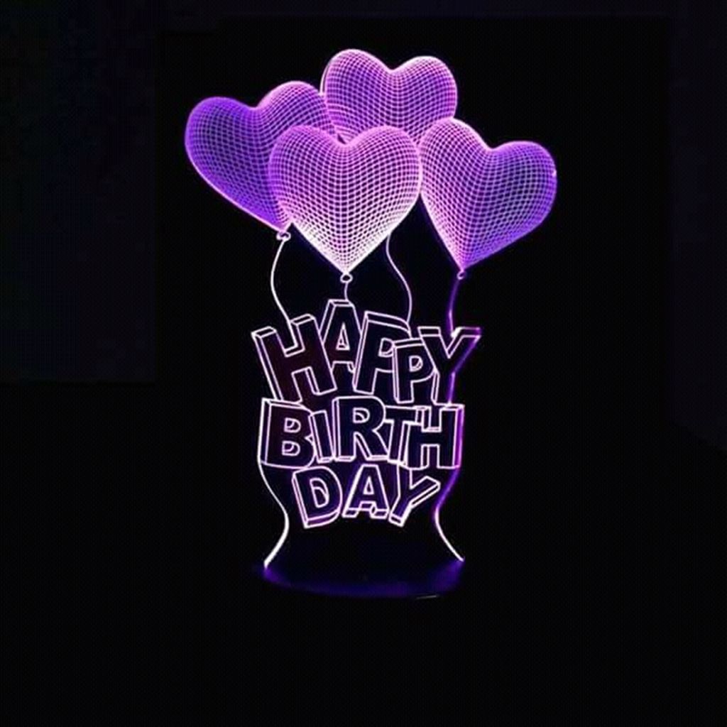 Happy birth day Remote Control Lamp