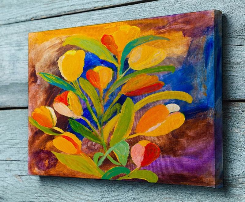 AY FASHION Framed Wall Painting Canvas for home & office decor 12 X 18 inch) etc_069 Canvas 18 inch x 12 inch Painting  (Without Frame)