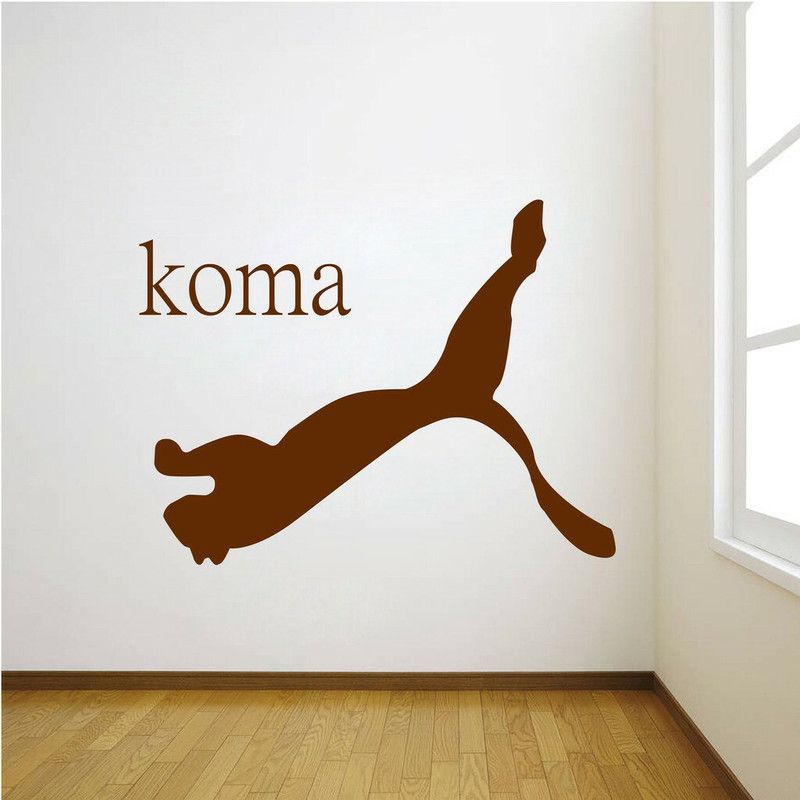 Decor Villa 66 cm Decor villa Koma Wall Decal & Sticker Self Adhesive Sticker  (Pack of 1)