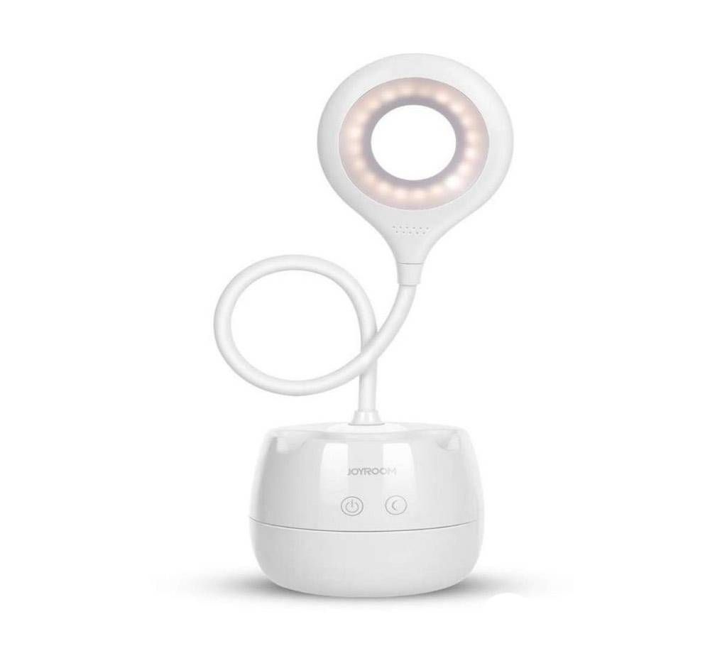 Joyroom JR-CY228 Folding Smart Touch LED Lamp with Pen Holder Led Rechargeable Eye Protection Desk Light -White