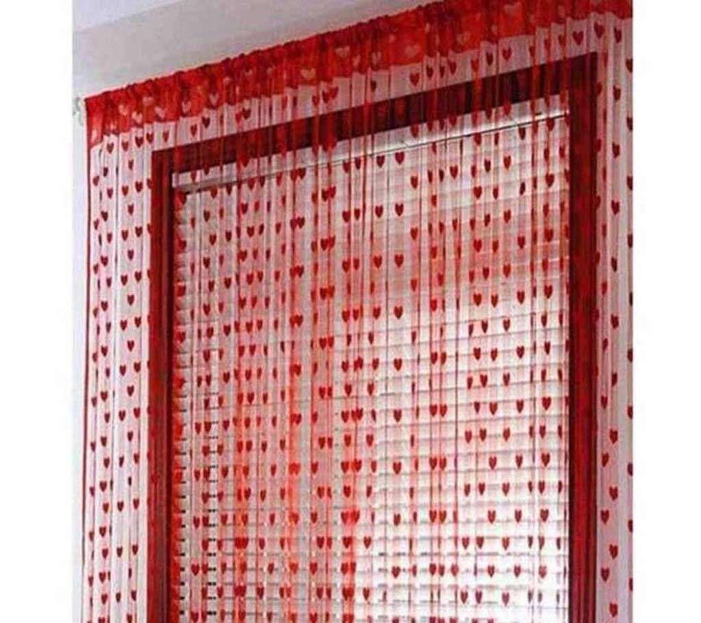 HANDLOOMHUB Red Heart Net Screen