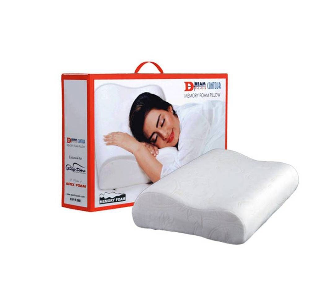 DREAM PLUS Contour Memory Foam Pillow