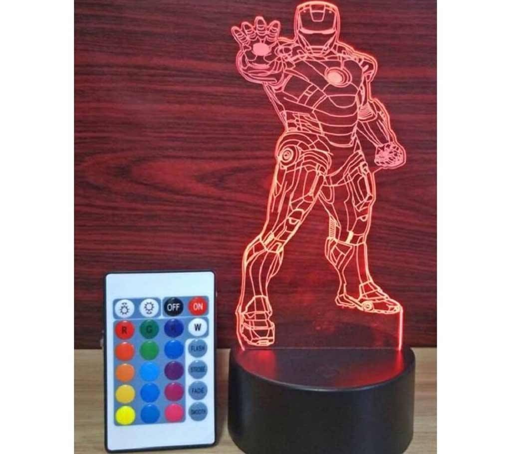 Creative 3D LED Iron Man Lamp 