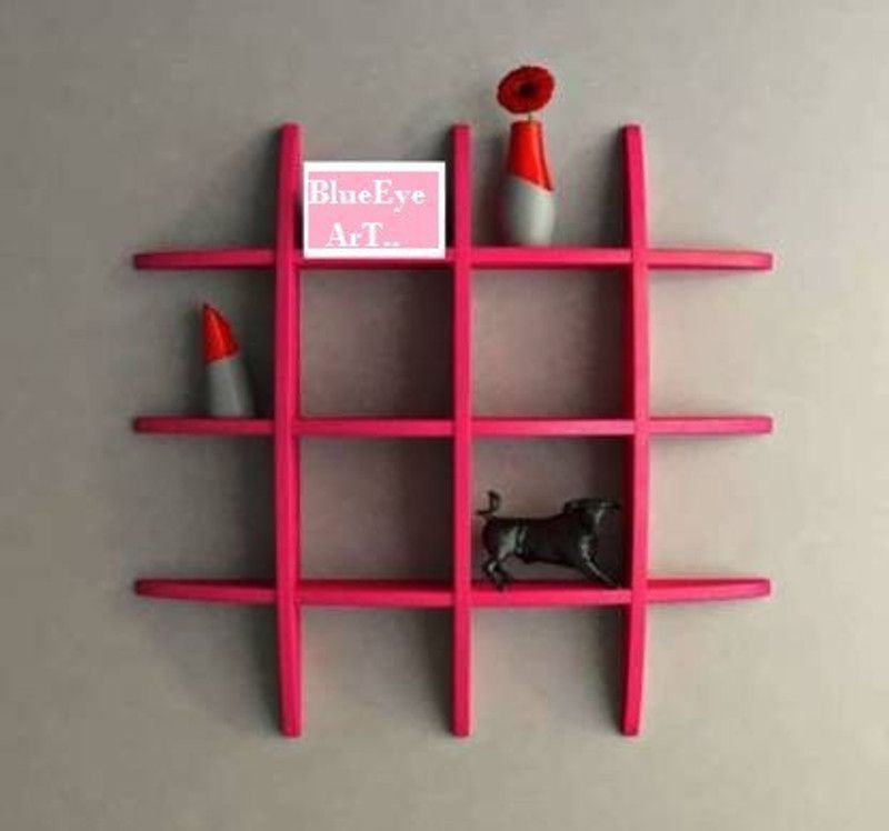 BlueEyeArt WALL SHELF DECORSHELVES OF 5 TAIR RACK COLOR GAJRY Wooden, MDF (Medium Density Fiber) Wall Shelf  (Number of Shelves - 5)