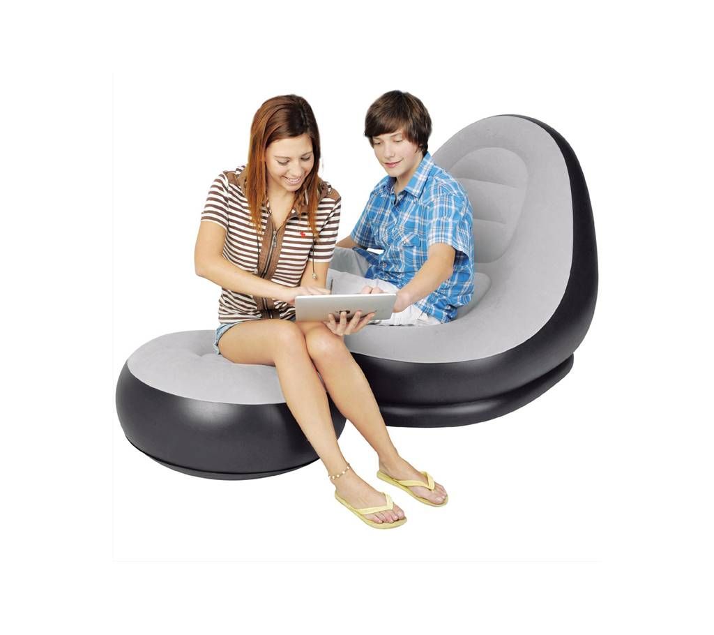 2 in 1 Air Chair and Footrest Sofa in BD
