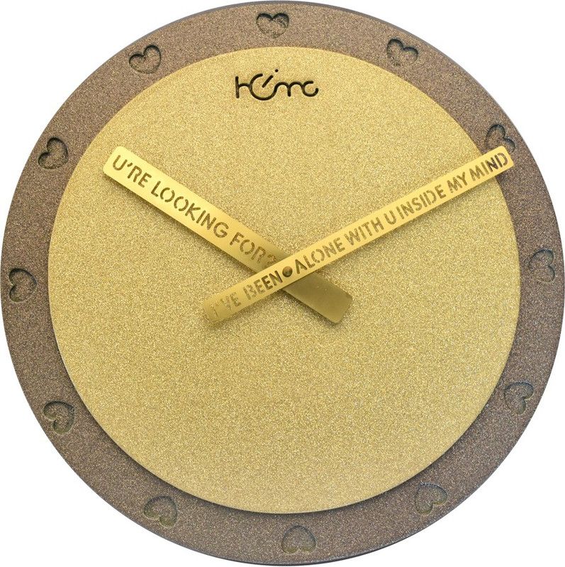 Polo Gifts Creation Analog 40.8 cm X 16 cm Wall Clock  (Multicolor, With Glass, Standard)