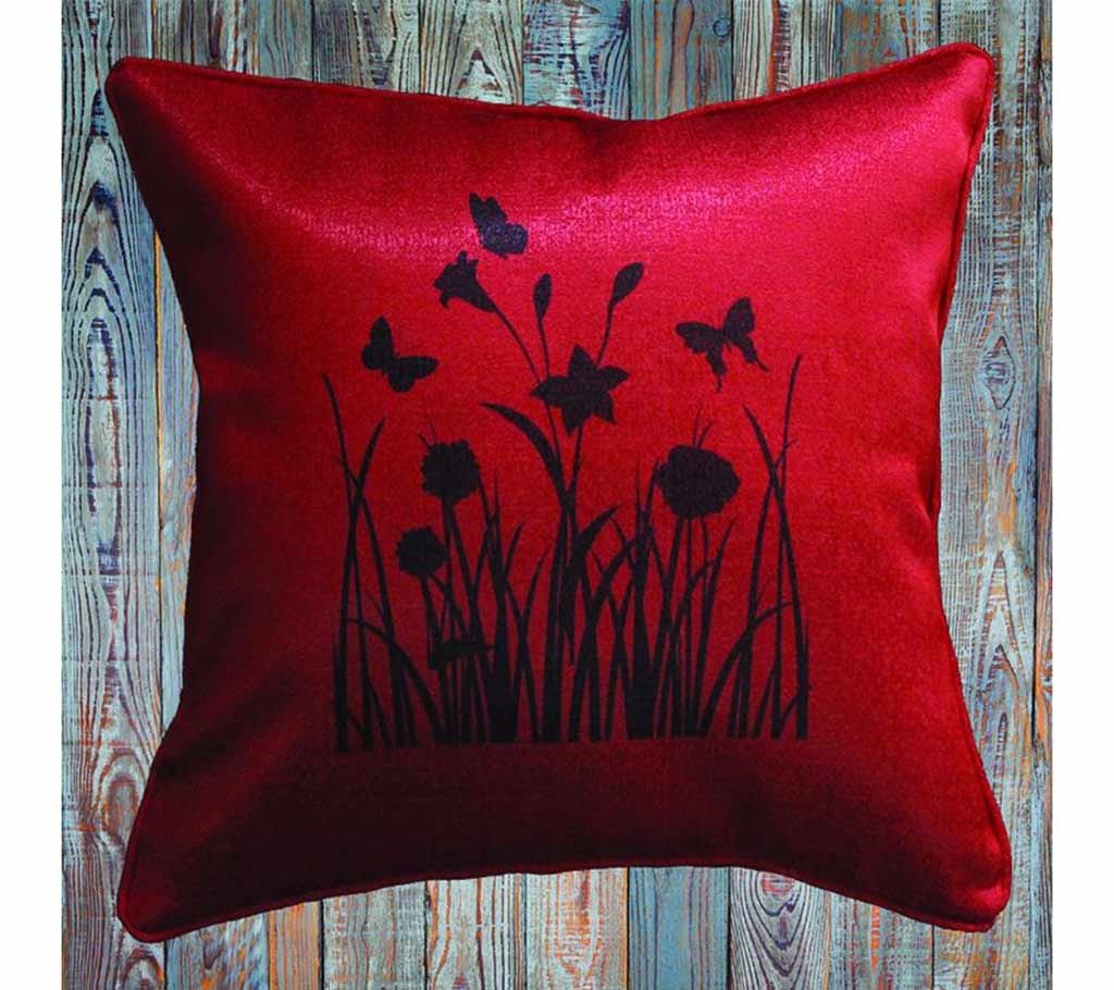 Cushion Cover -  Black Garden