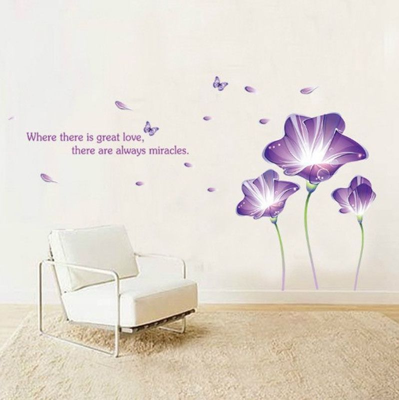 CRIMSON DECORS PURPLE PETUNIAS  (Multicolor)