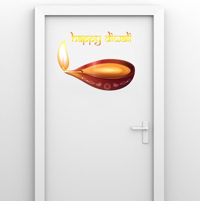 WALL STICKER 50 cm GNWD218 Self Adhesive Sticker  (Pack of 1)