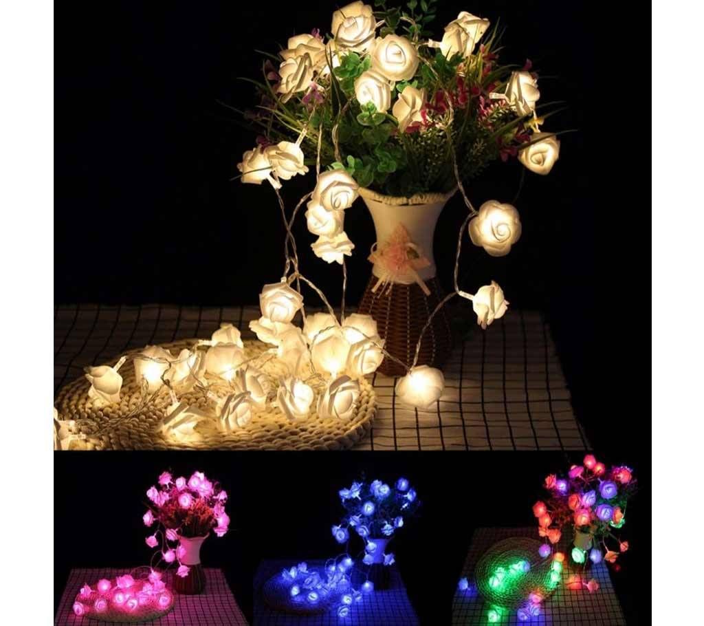 LED rose flower fairy string light (20PCS)