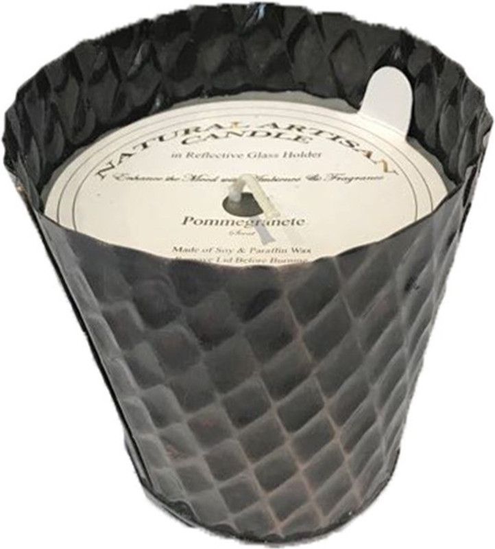 SET DESIGN Aroma candle Candle  (Black, Pack of 1)