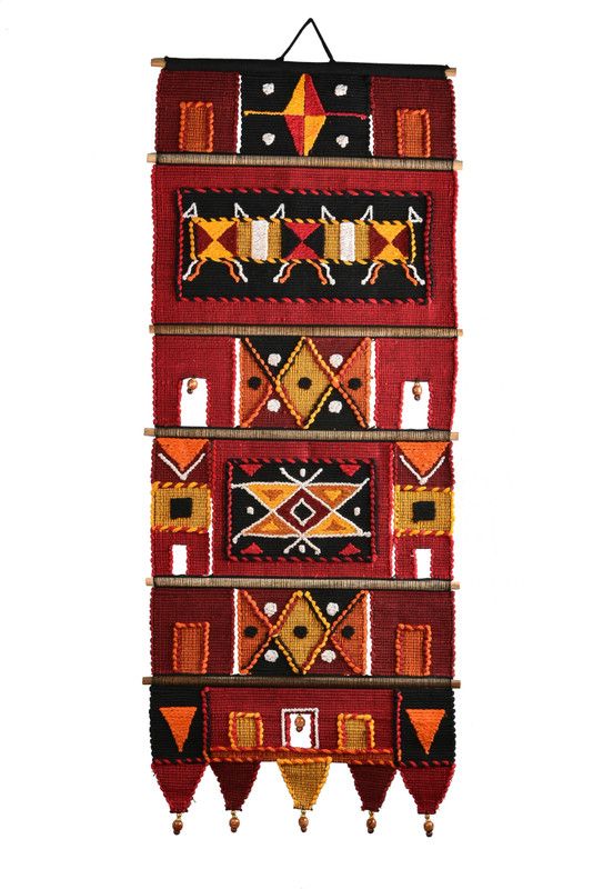 H R Enterprise Indian Art Tapestry  (Multicolor)