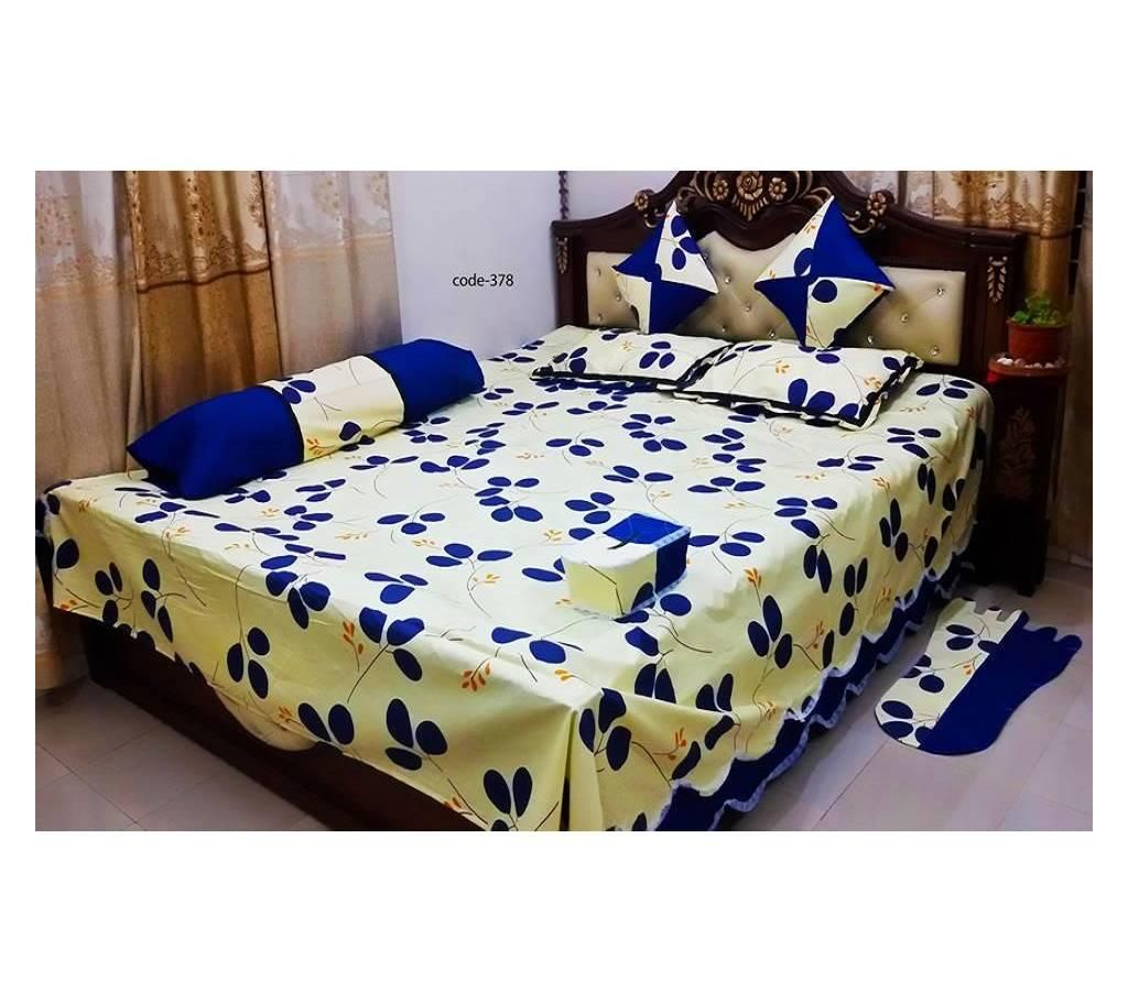 8 piece diuble size cotton bedsheet