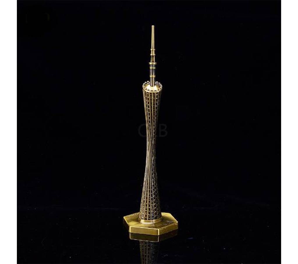 World Famous Building Model, bronze Canton Tower