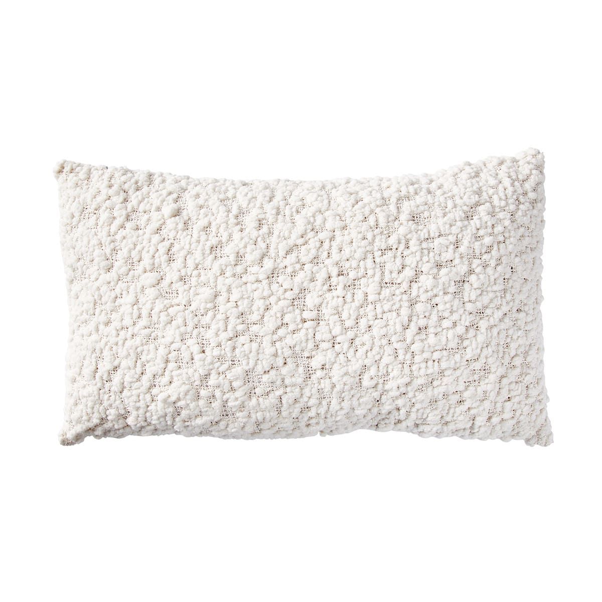 Boucle Cushion - White