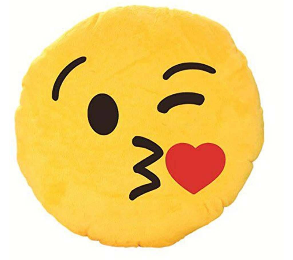 Emoji Kiss Pillow