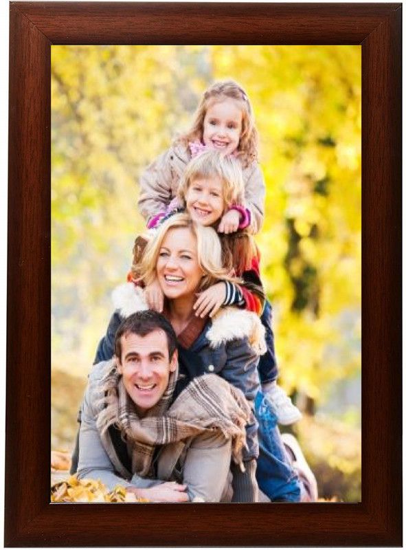 Volga Acrylic Personalized, Customized Gift Best Friends Reel Photo Collage gift for Friends, BFF with Frame, Birthday Gift,Anniversary Gift Wall  (Brown, 1 Photo(s), 8.25x11.7 inch)