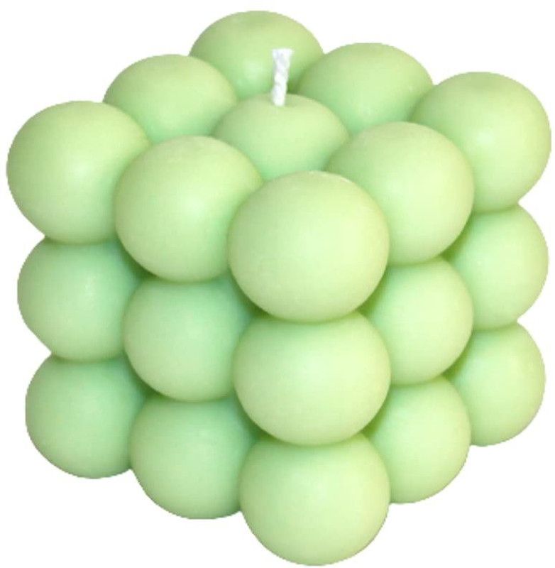 Floish Scented Bubble Candle | Scented Candles For Home Décor Candle  (Green, Pack of 1)