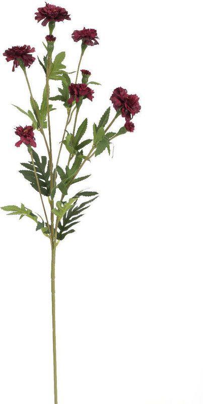 Home4U Marigold Purple Flowers Purple Marigold Artificial Flower  (32 inch, Pack of 1, Single Flower)