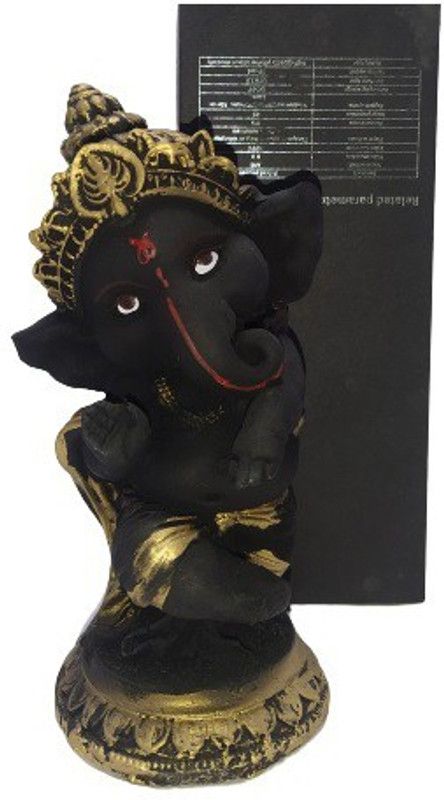 ARTHAMM Decorative Showpiece - 13 cm  (Polyresin, Black)