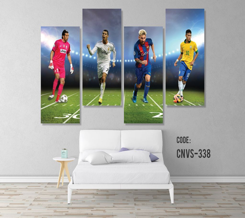 CNVS-338 Football Star Wall Canvas Art Prints 48 inch x 36 inch
