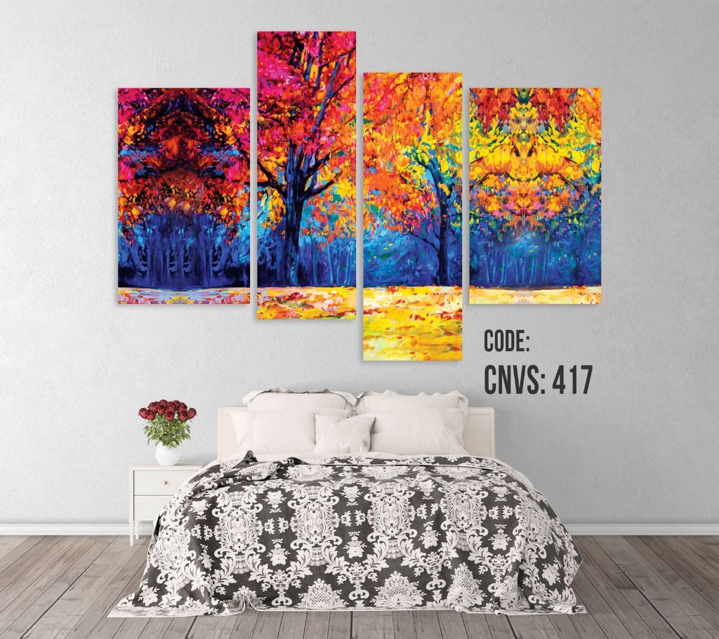 CNVS-417 Tree Wall Canvas Art Prints 48 inch x 24 inch
