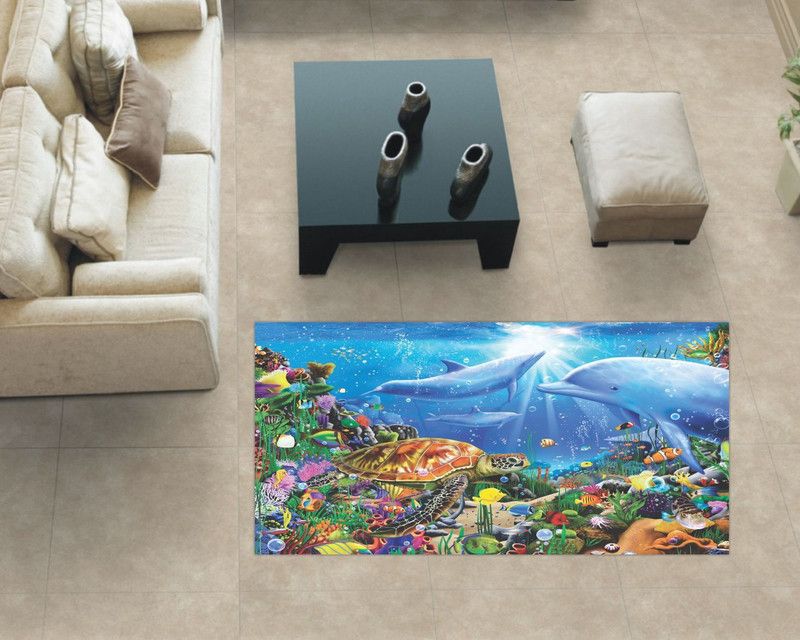 Jump up 121 cm Life on sea level, Self Adhesive Sticker  (Pack of 1)