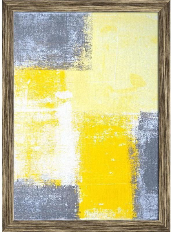 Abstract Artwork Canvas Painting Antique Golden Frame 14x19.8inch (36x50cms) Canvas 19.8 inch x 14 inch Painting