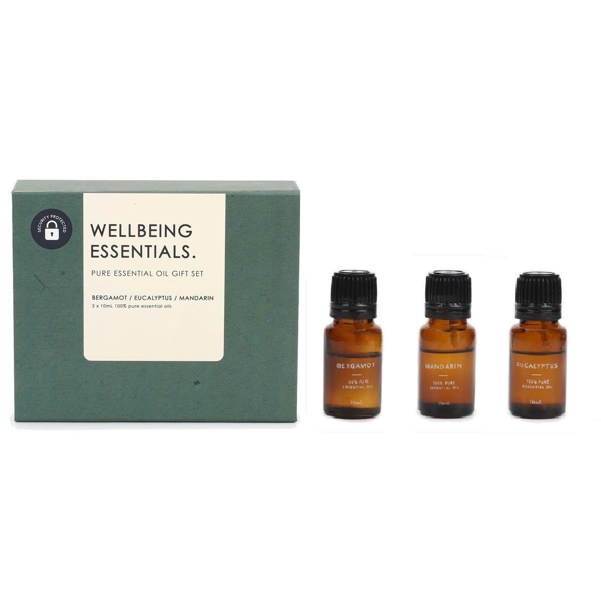 3 Pack Wellbeing Essentials Pure Essential Oil Gift Set 30ml