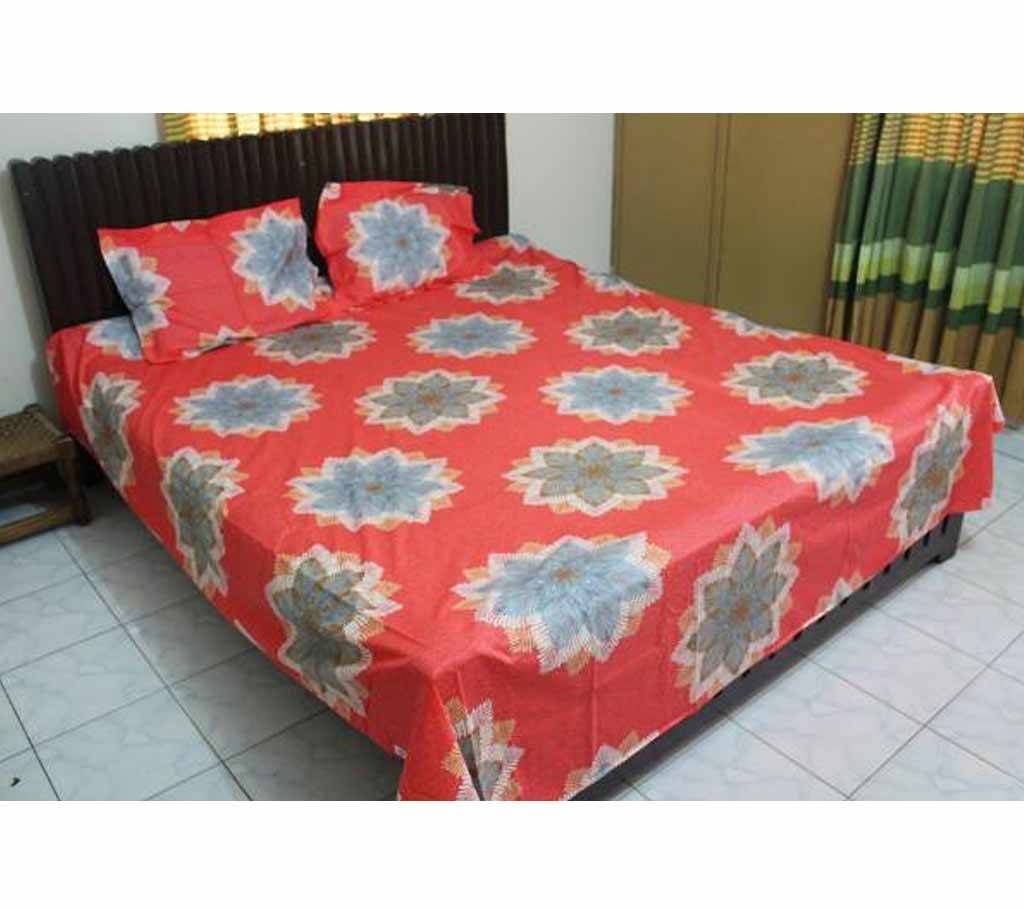 3 Pcs double size twill bed sheet 