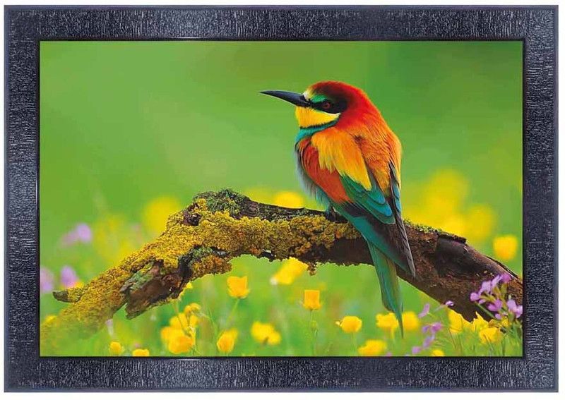 pnf Digital Reprint 10.25 inch x 13.75 inch Painting  (With Frame)