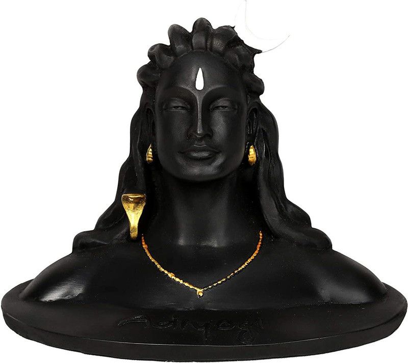 Someshwar fashion A Perfect gift with blessings of lord Shiva, you will love it Decorative Showpiece Decorative Showpiece - 16.5 cm  (Polyresin, Black)