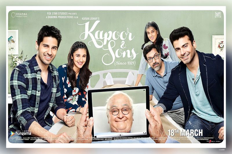Kapoor And Sons Movie Matte Finish Poster Paper Print  (12 inch X 18 inch)