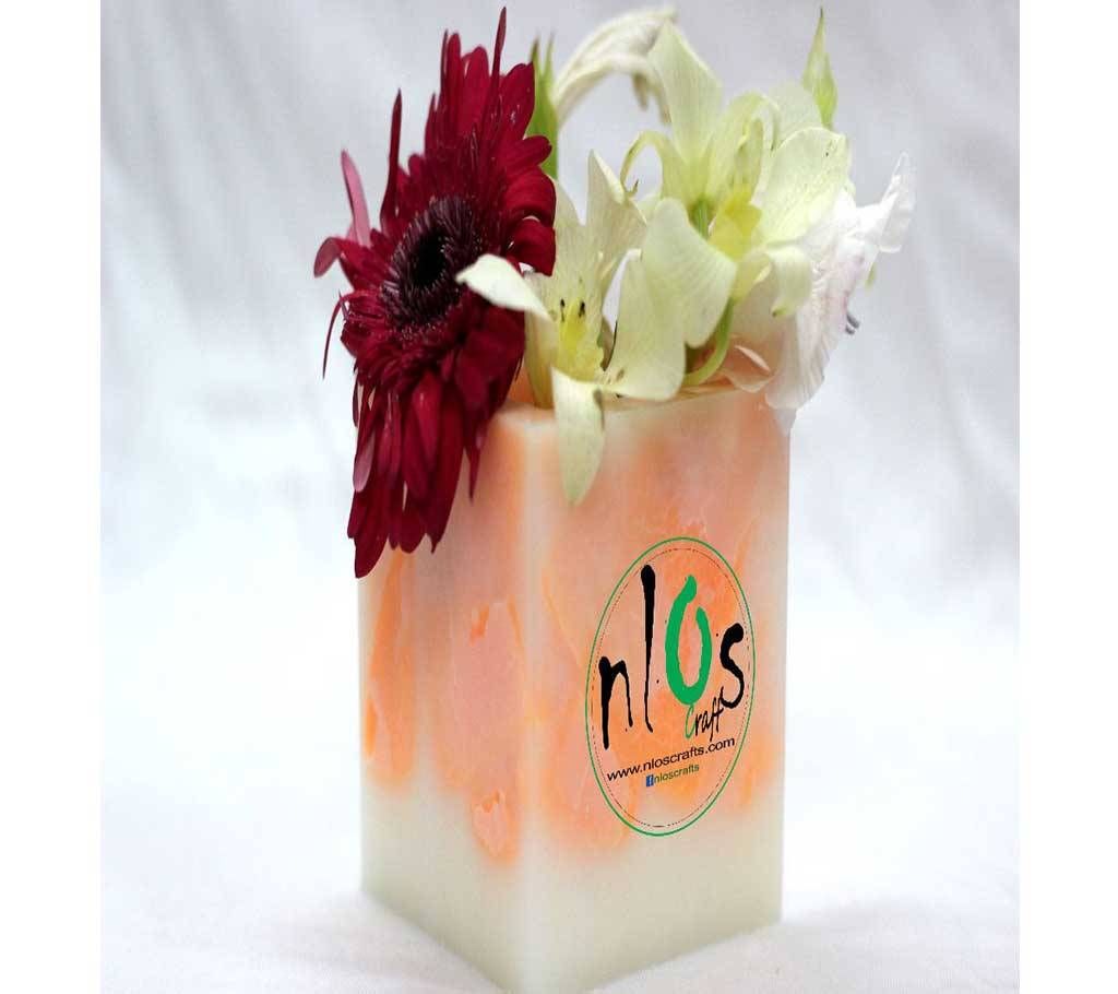 Wax flower vase-05