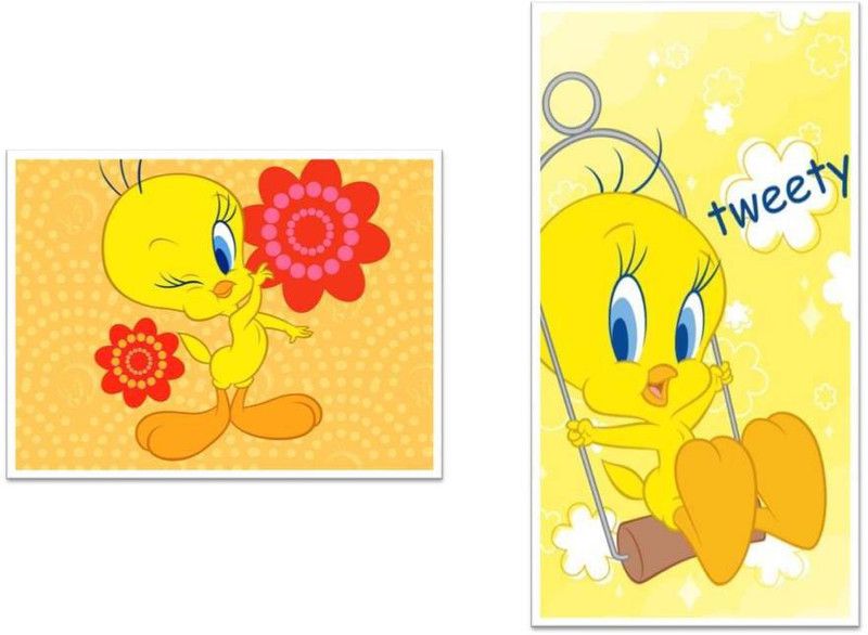 ANSHUL INTERNET POINT 12 cm SINDARELLA 37 Self Adhesive Sticker  (Pack of 2)
