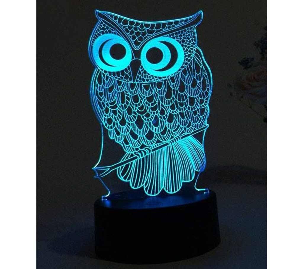 Beautiful LED Lamp - 08 - Owl