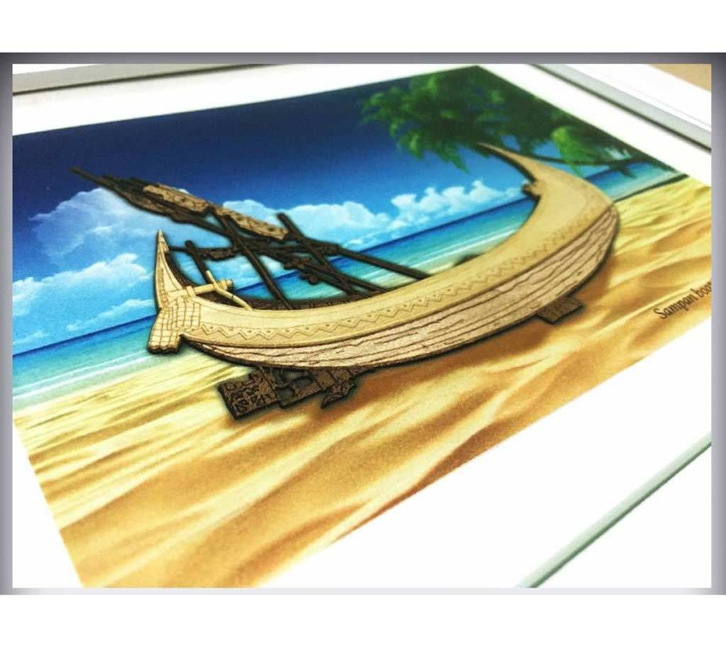 Shampan Nouka Boat Wall Decor 